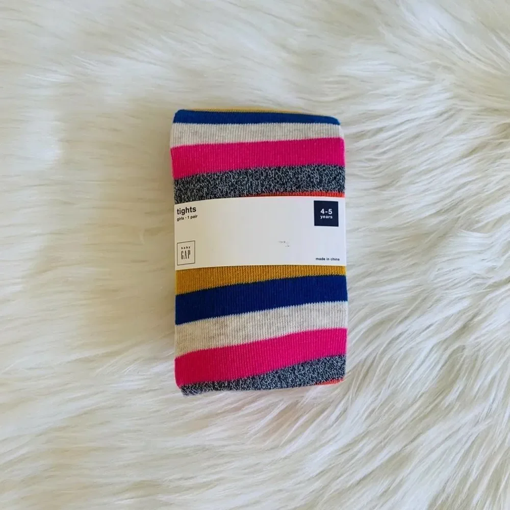 NWT Baby GAP Girls Multi Color Tights!